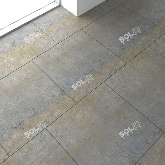 Seamless Concrete Floor 3D model image 2