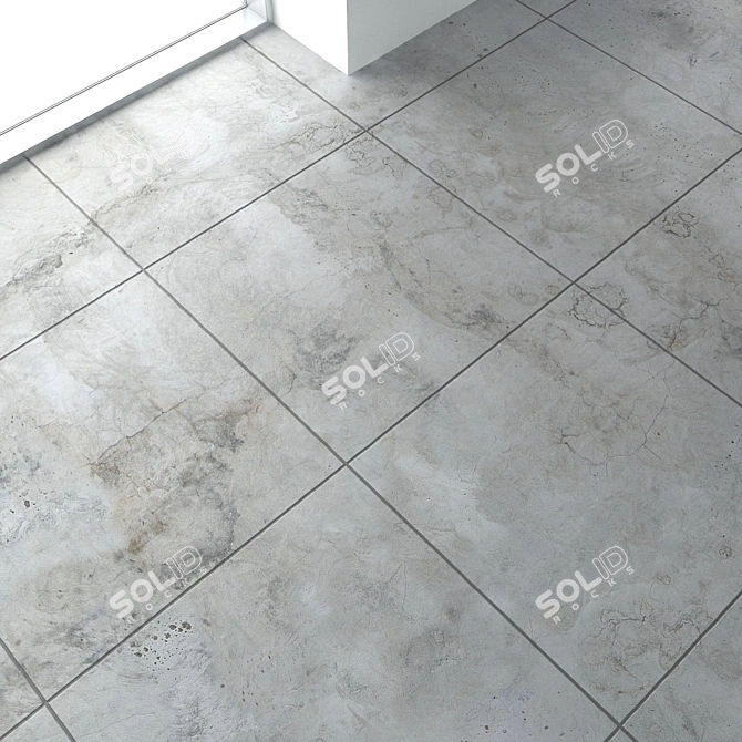 Seamless Concrete Floor 3D model image 1