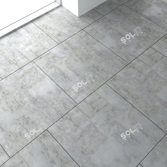 Seamless Concrete Floor 3D model image 2