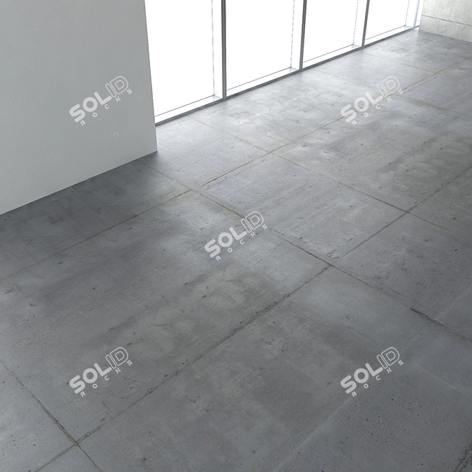 Seamless Concrete Texture 3D model image 1