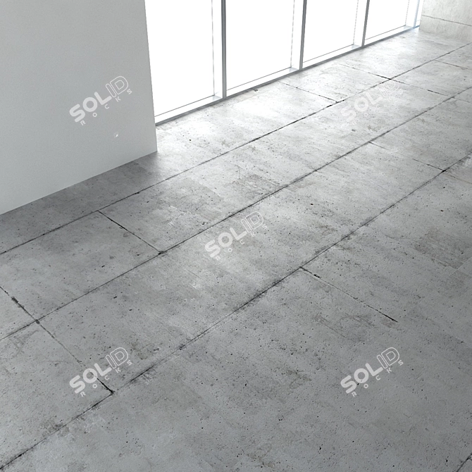 Seamless Concrete Texture 3D model image 1