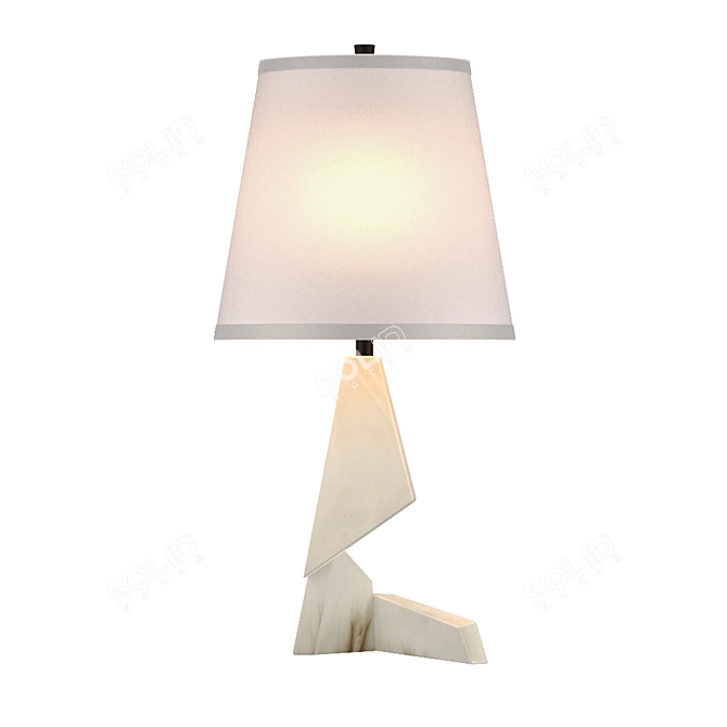 Tina 24" Table Lamp by Thomas O'Brien 3D model image 1