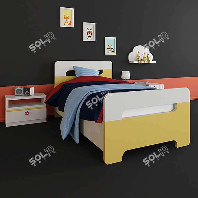 Archived 3D Bed Model with Vray 3D model image 2