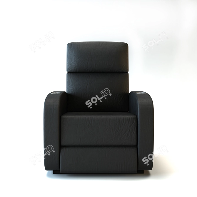 2018 Home Theater Chair: Ultimate Comfort 3D model image 2