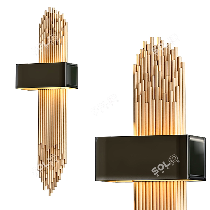 Brighten up your space: Granville Wall Light 3D model image 1