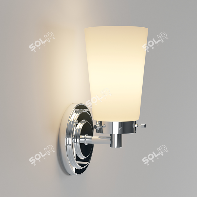 Sleek Spectra Vanity Light 3D model image 1