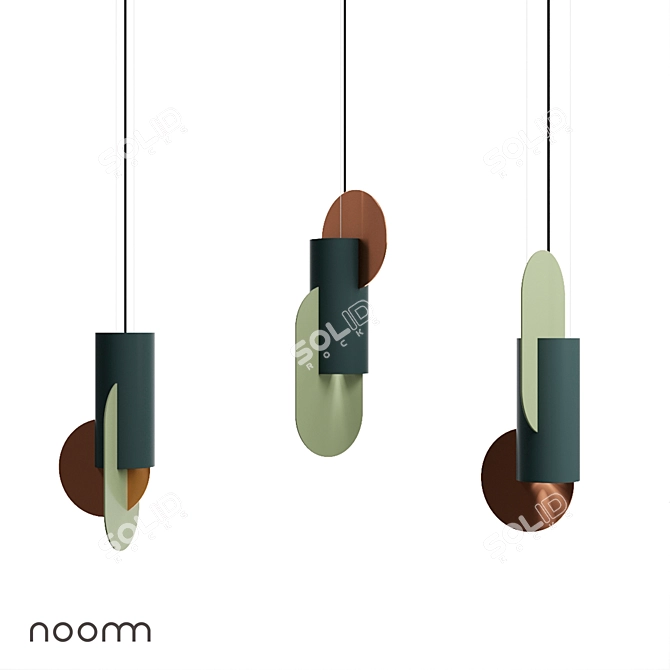 NOOM Suprematic Lighting Collection 3D model image 1