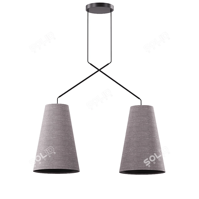 Modern Suspension Light: Nowodvorski ALANYA 3D model image 3