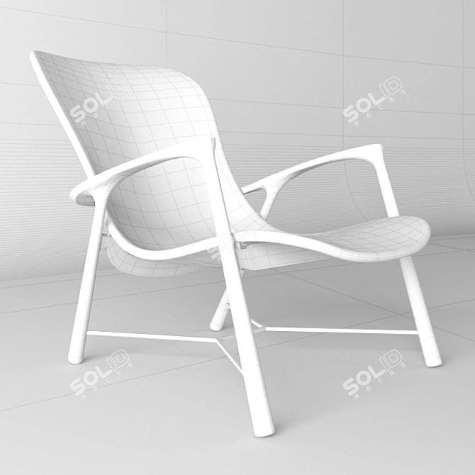  Sleek Silhouette Chair 3D model image 3