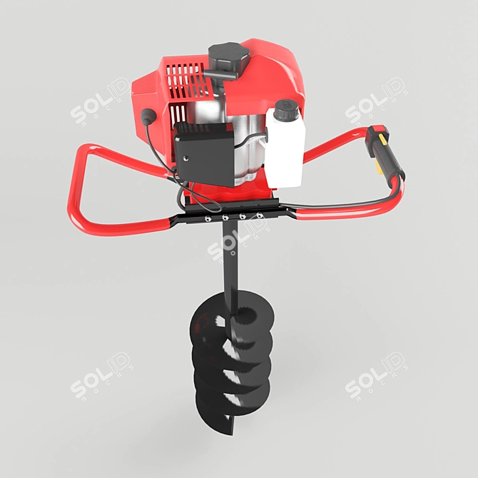 PowerPro Gas-Powered Motoblur 3D model image 1