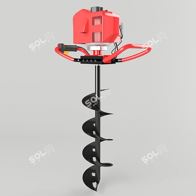 PowerPro Gas-Powered Motoblur 3D model image 2