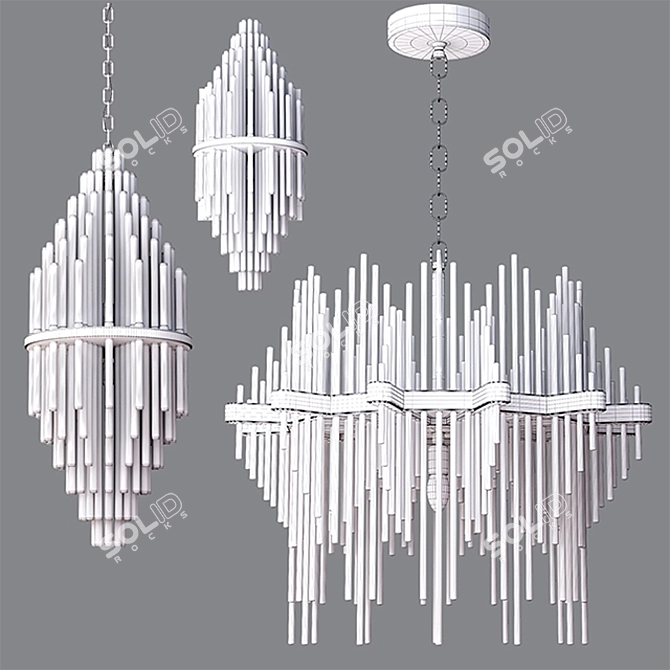 Cosmo Light Reykjavik: Elegant Illumination for Modern Spaces 3D model image 2