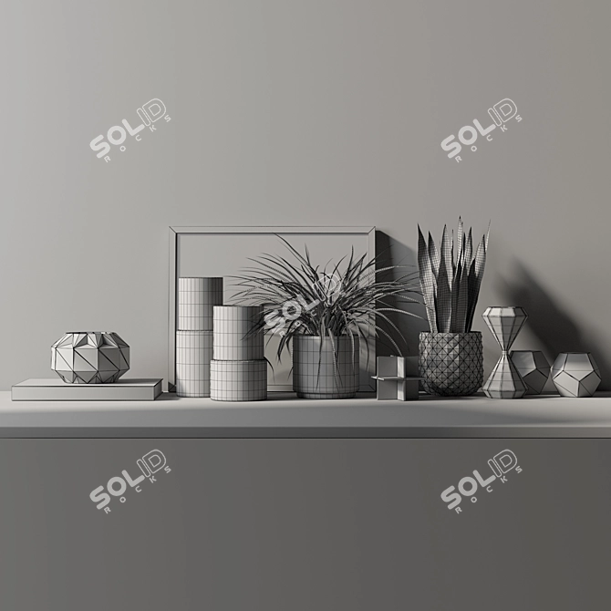 Elegant Decor Set 04: Perfect for any Space 3D model image 7