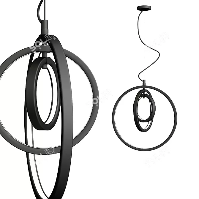 Luminous Elegance: LUNAOP Martinelli 3D model image 1