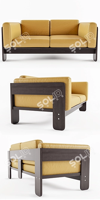 Modern Bastiano Knoll Sofa 3D model image 2