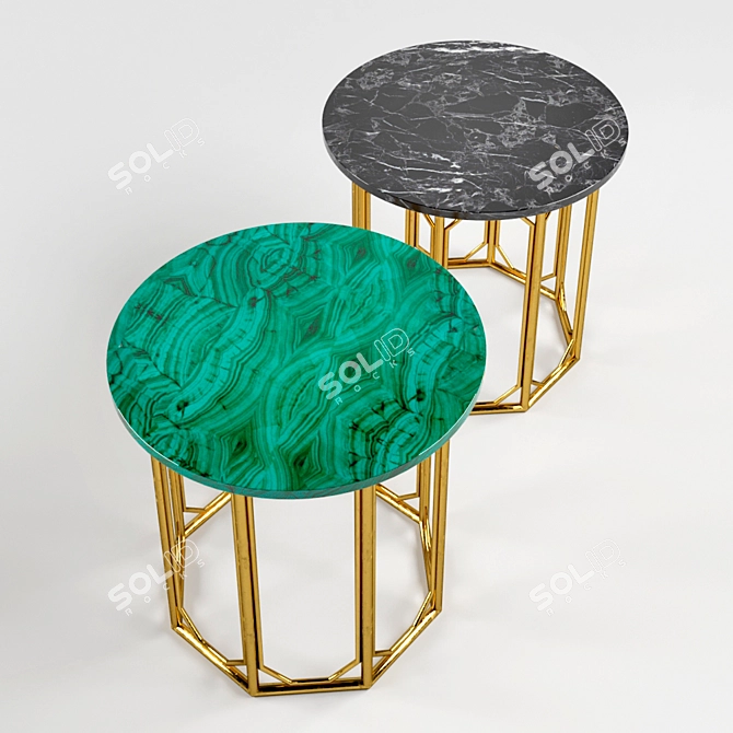 Ar-Deco Ceramic Coffee Table 3D model image 2