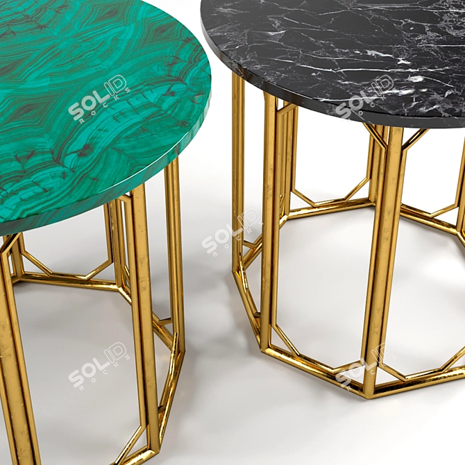 Ar-Deco Ceramic Coffee Table 3D model image 3