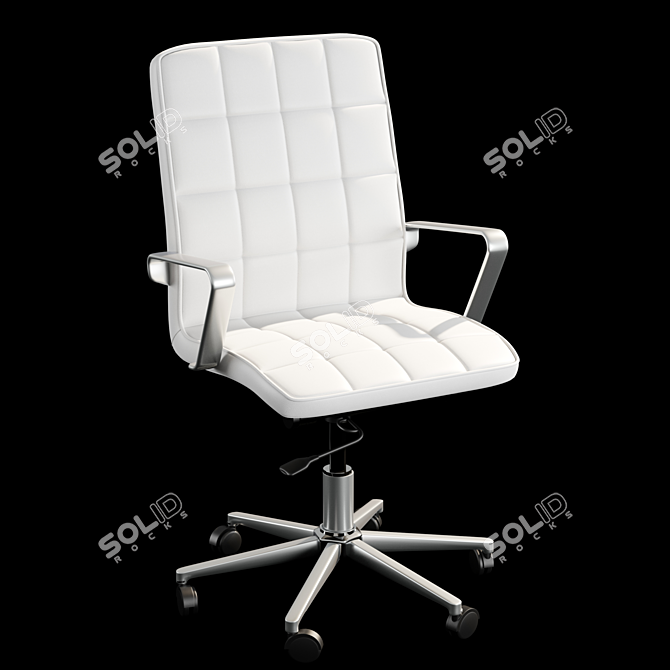 Elevated Ergonomic Office Chair 3D model image 1