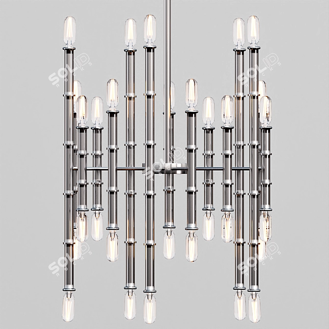 Modern Chandelier Lamp - SHP0001\5 3D model image 7