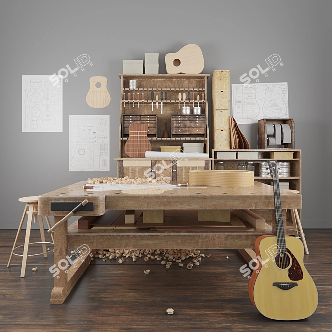 Guitar Workshop: Ultimate Collection! 3D model image 1