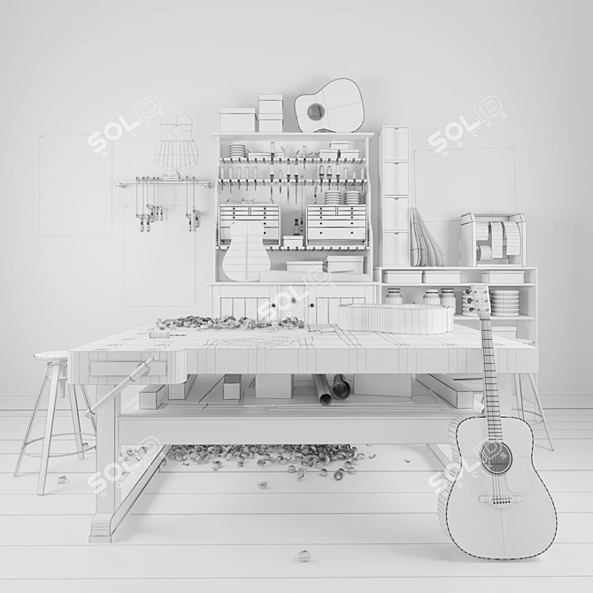 Guitar Workshop: Ultimate Collection! 3D model image 3