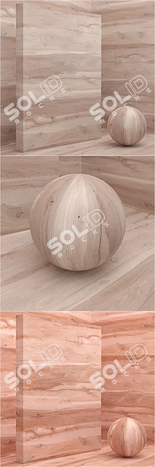 Seamless Wood/Veneer Material Set 3D model image 2