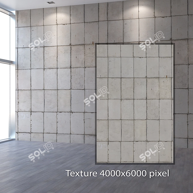 Product Title: Seamless 4K Concrete Wall Texture 3D model image 2