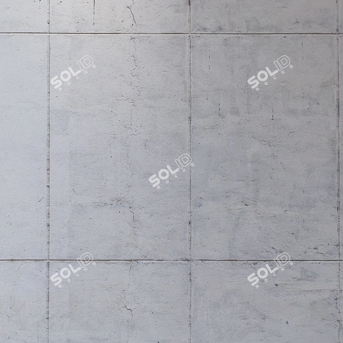 Seamless Concrete Texture, 4K 3D model image 2