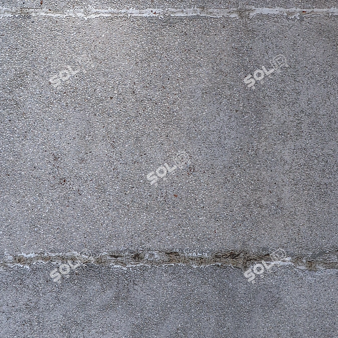 Seamless 4K Concrete Wall Texture 3D model image 3