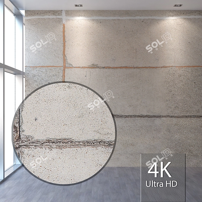 Seamless Concrete Texture | 4K 3D model image 1