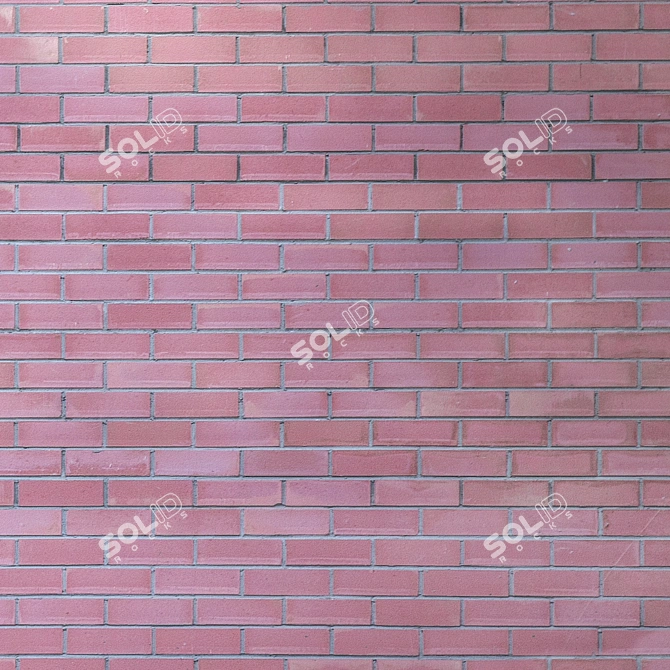 Seamless Bricklaying Texture 3D model image 3