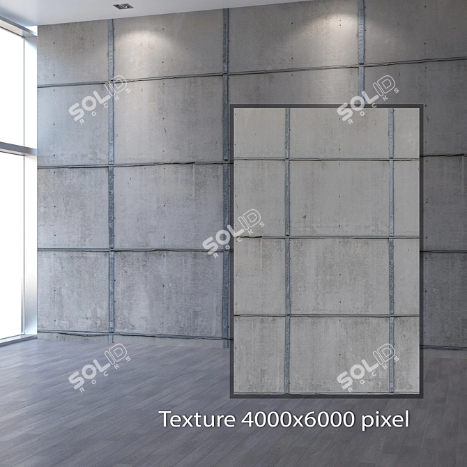 Seamless 4K Facade Texture 3D model image 2