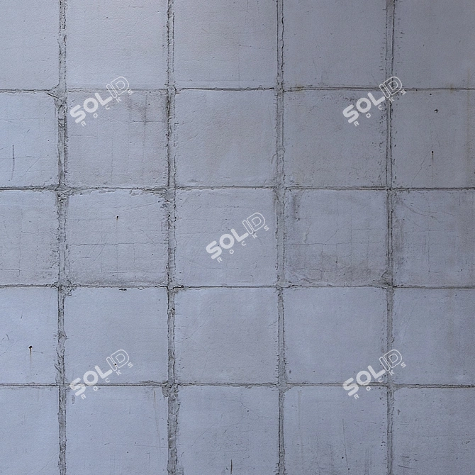 Seamless 4K Concrete Texture 3D model image 3