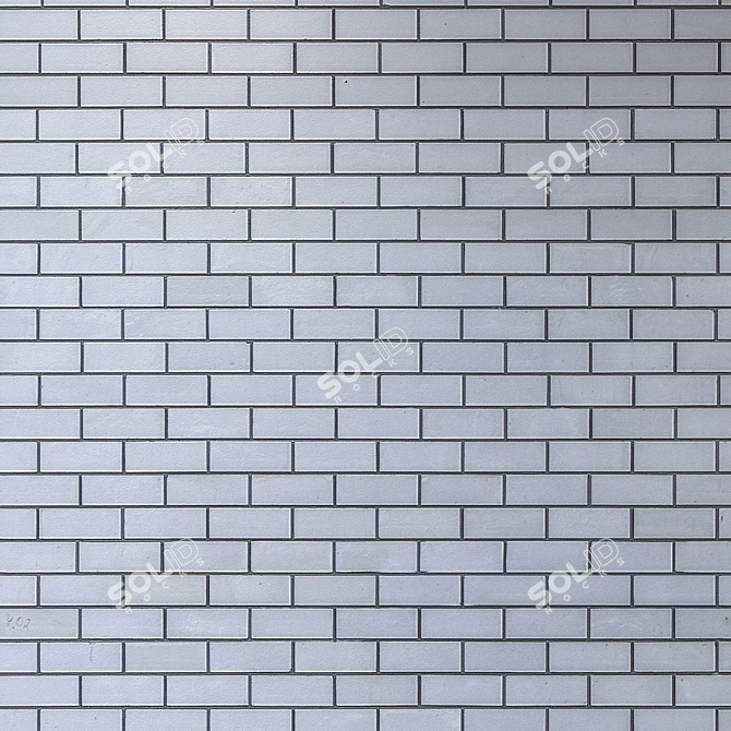 Title: Seamless White Brick Texture 3D model image 3