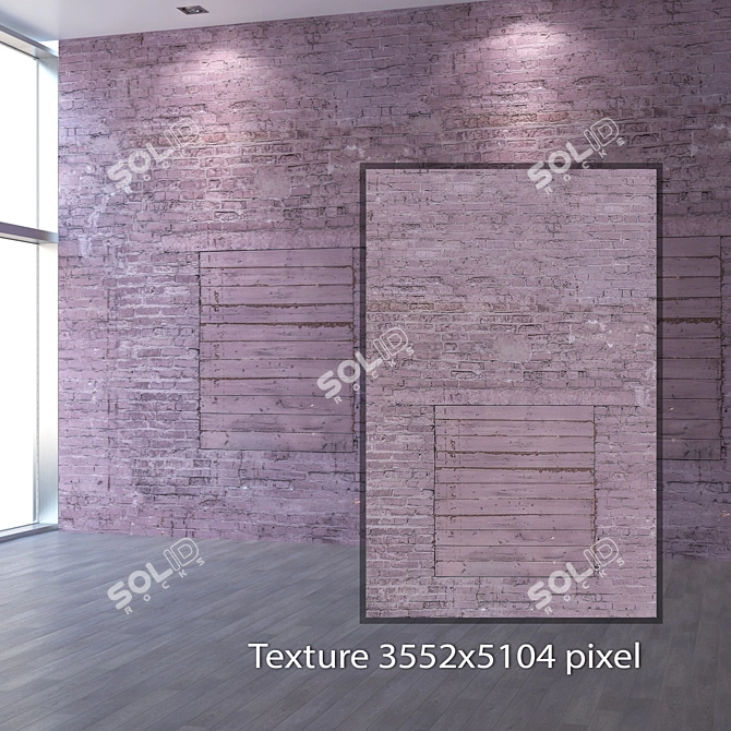 Title: Seamless 4K Brick Texture 3D model image 2