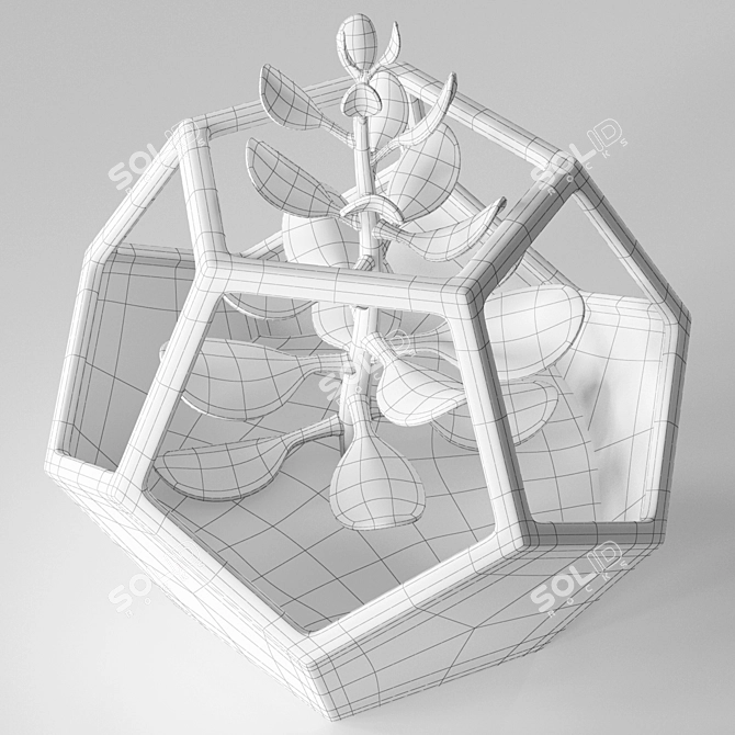 Workplace Decor Set 3D model image 3