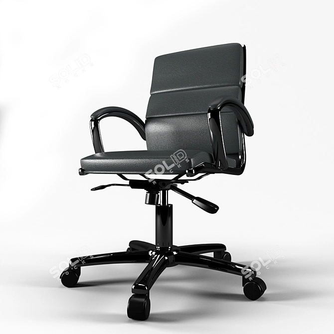 ErgoFlex Office Chair 3D model image 3