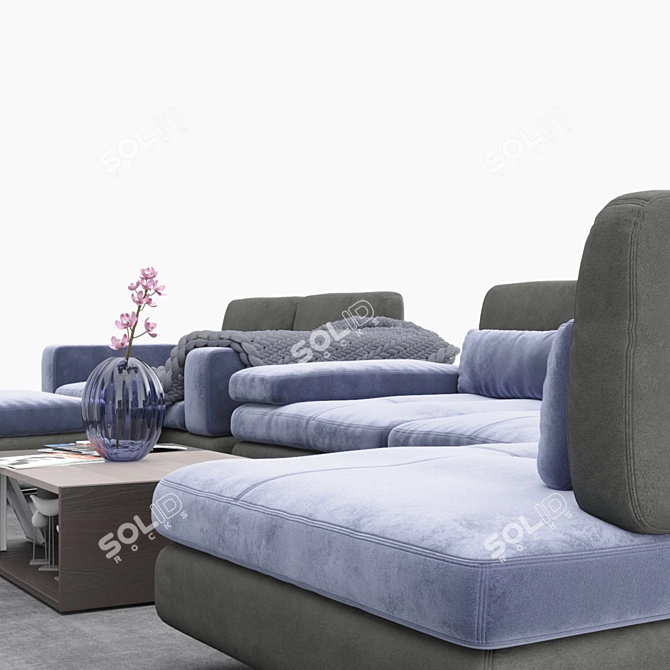 Modular Manchester Sofa 3D model image 2