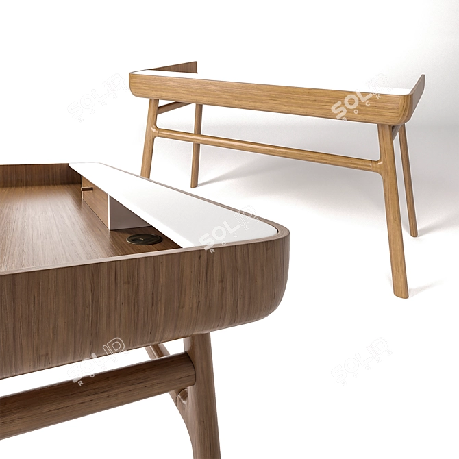 Luca Nichetto Designer Harold Table 3D model image 2