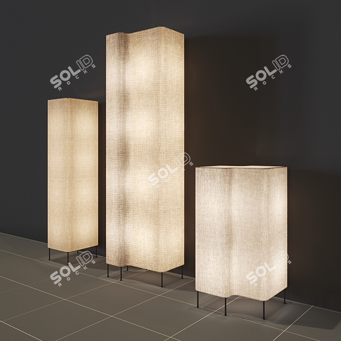 Modern Minimalist Lighting Collection: Minotti Blanche 3D model image 1