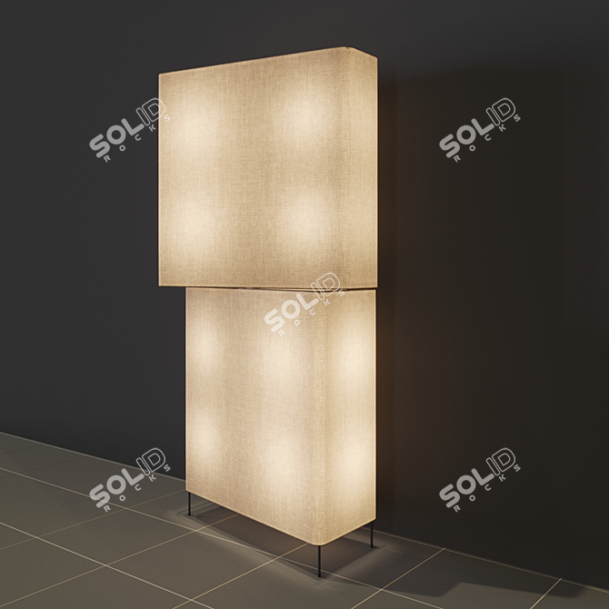 Modern Minimalist Lighting Collection: Minotti Blanche 3D model image 3