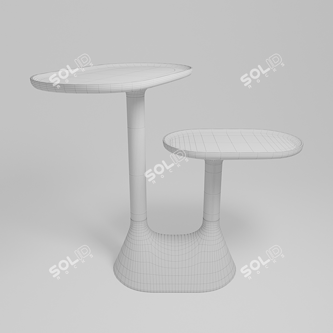 Baobab Table: Functional Elegance 3D model image 3