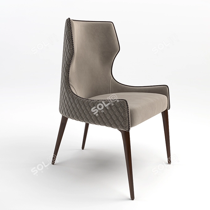 Italian Piola Chair: Stylish Design & Superior Comfort 3D model image 1