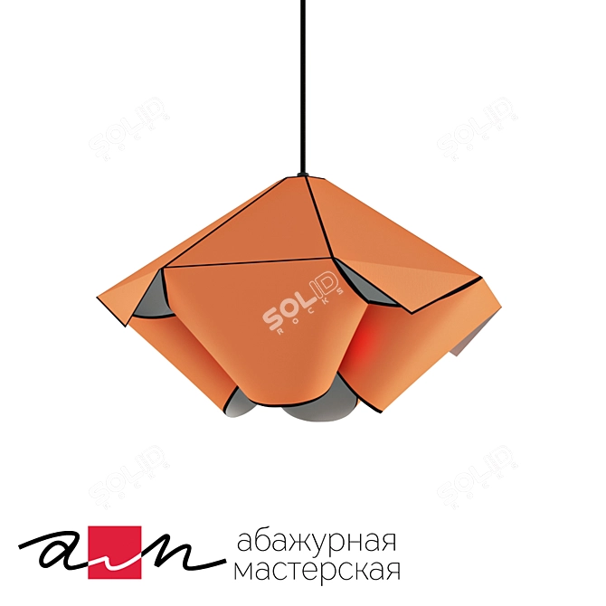 Diamante Pendant Light 3D model image 1