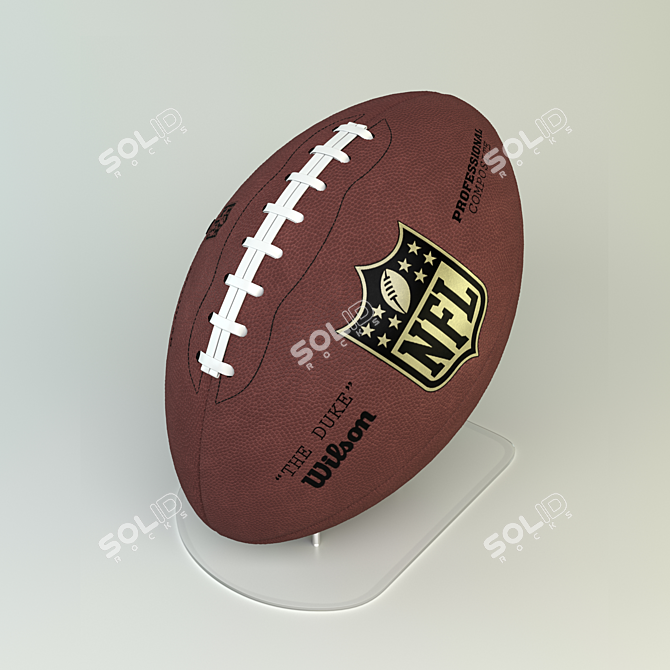 Wilson Duke NFL Official Ball 3D model image 1