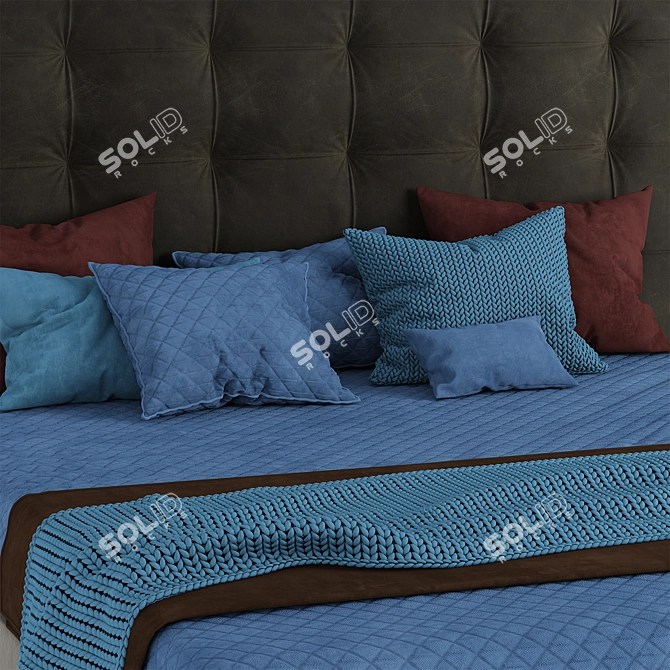 Frida Ennio Arosio Bed: Timeless Elegance for Your Bedroom 3D model image 2