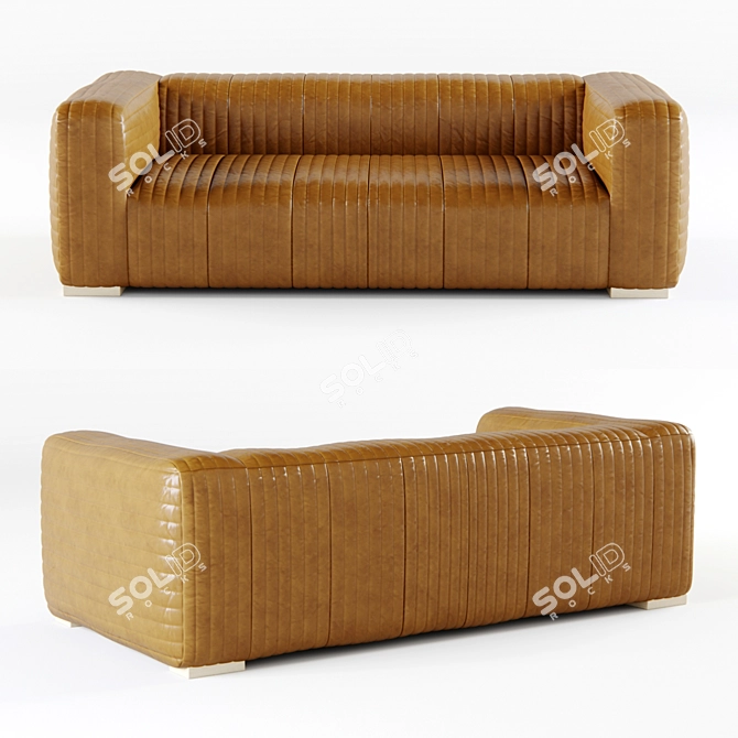 Modern and Chic Jayson Home Drake Sofa 3D model image 2