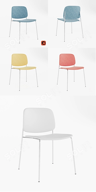 Elevate Your Comfort with Bernhardt Design Sonar Chair 3D model image 2