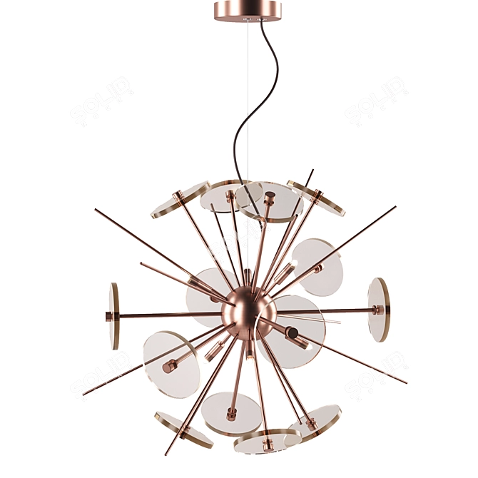 Viokef Eric Chandelier - 4155100 3D model image 1