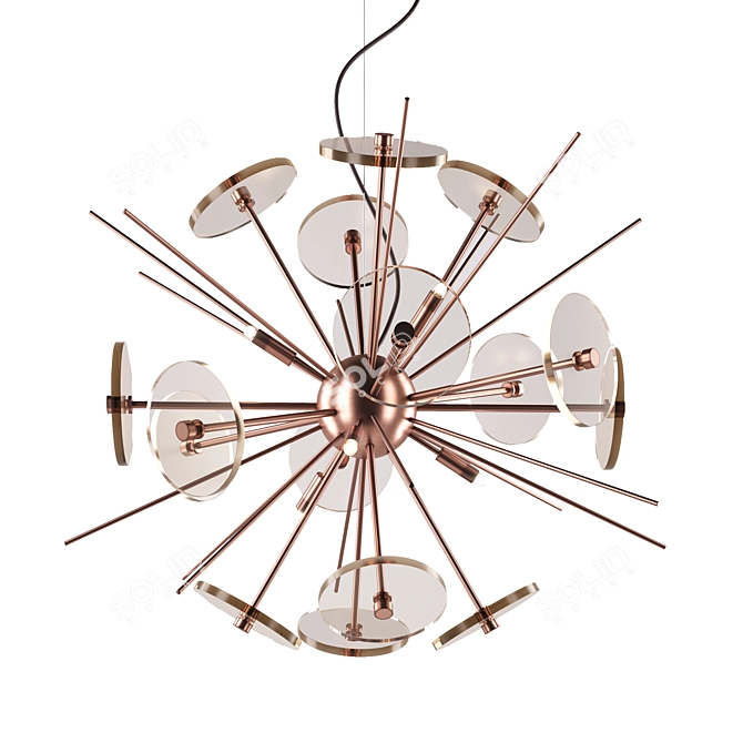 Viokef Eric Chandelier - 4155100 3D model image 2